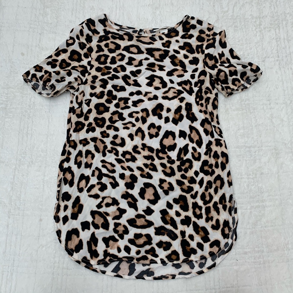 H&M Cheetah Blouse